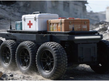 REBIO TerraMate 8x8 modular unmanned ground vehicle platform