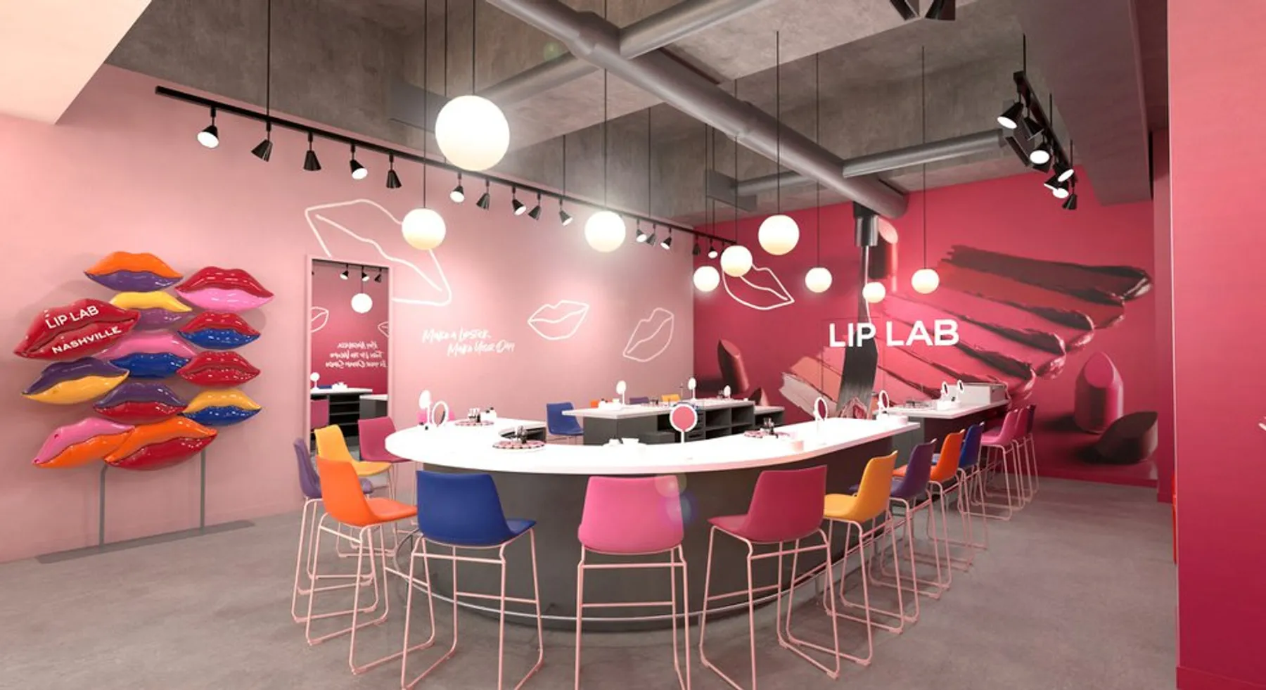 Lip lab studio for private parties