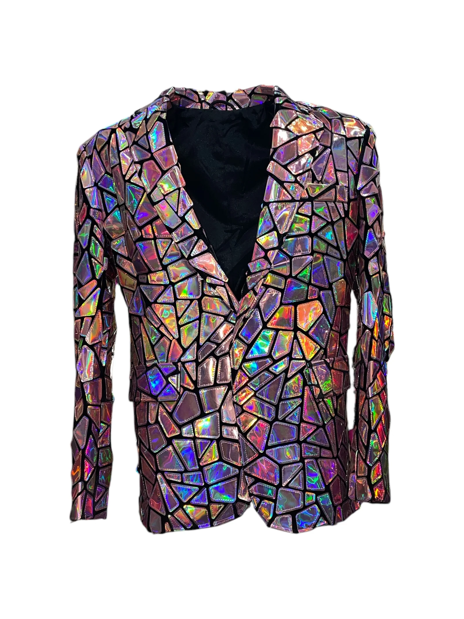 Sparkly disco blazer top