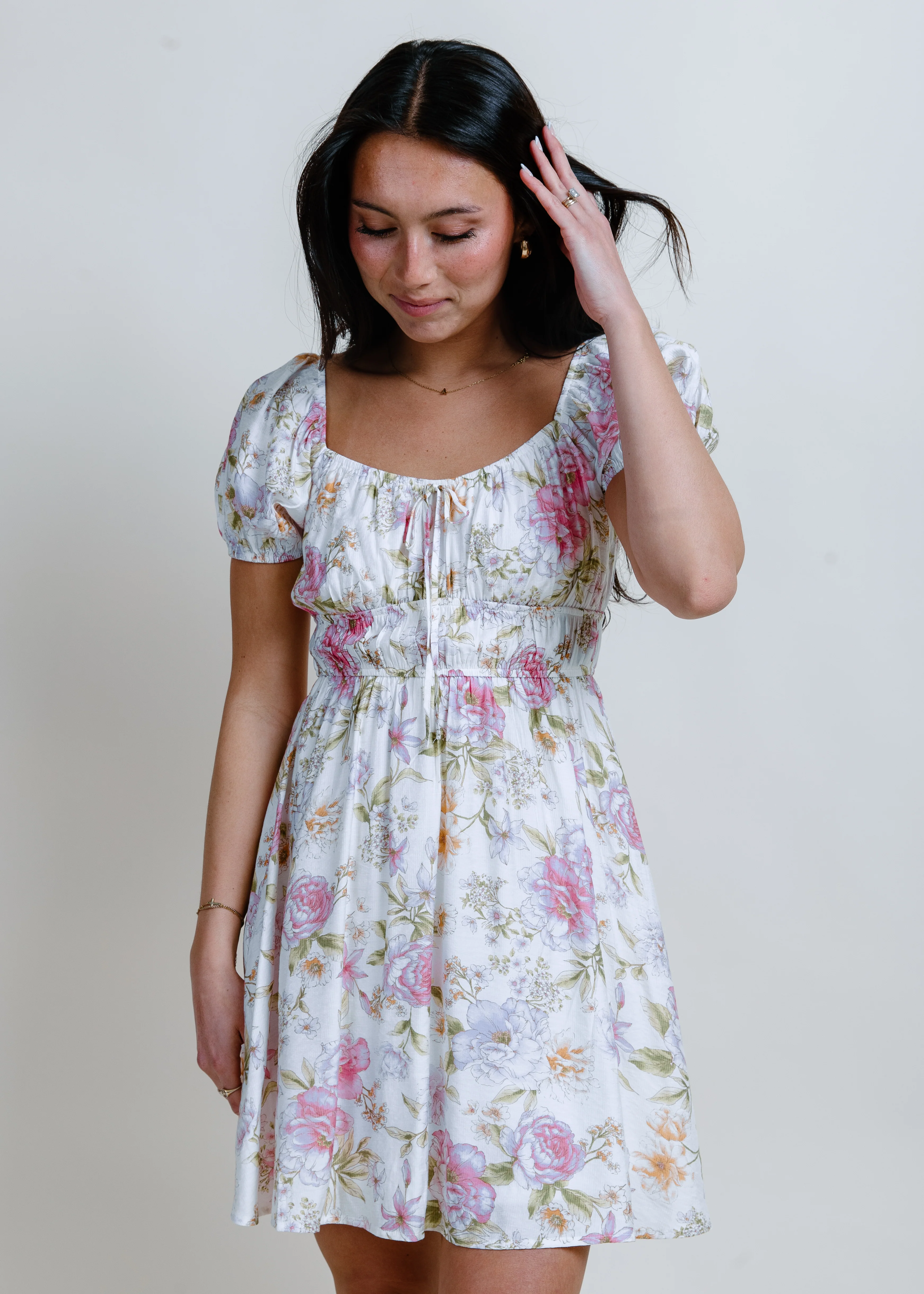 Floral white dress from SVM