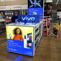 Implantación de marca en punto de venta para Vivo