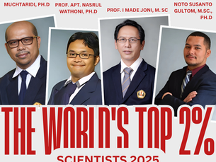 Empat Peneliti FiNder Masuk Daftar World’s Top 2% Scientists 2025
