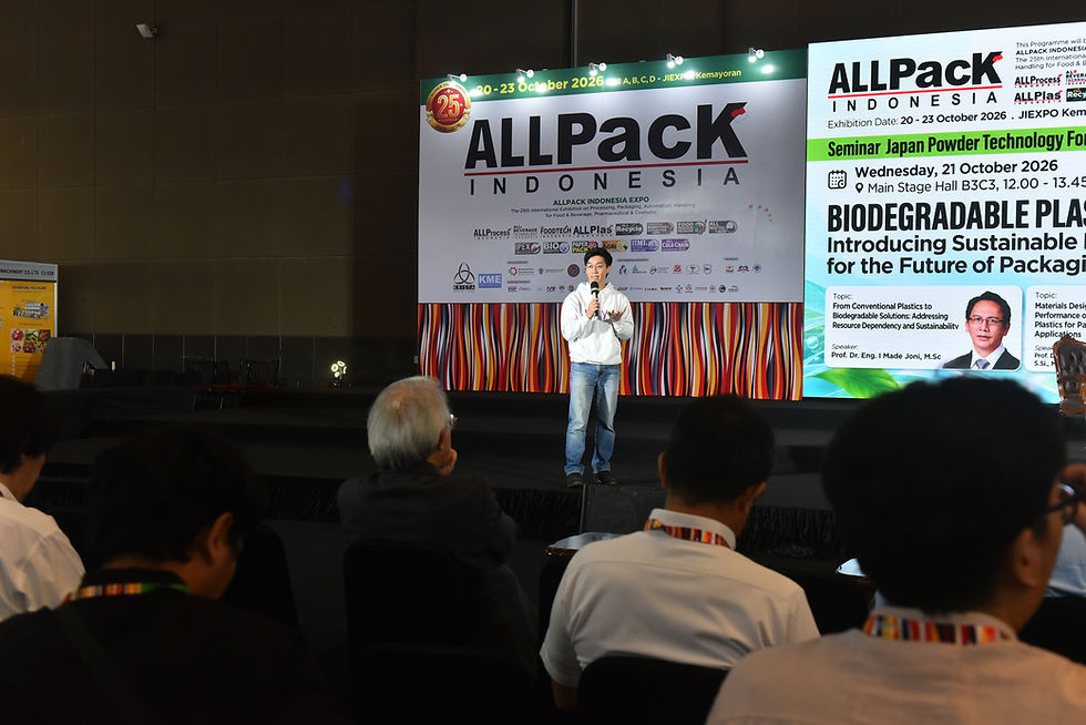 FiNder Unpad dan Japan Powder Technology Forum Gelar Seminar Inovasi Bioplastik
