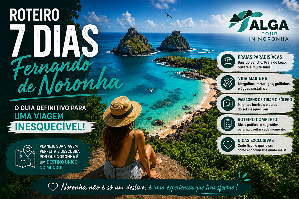 Roteiro 7 dias Fernando de Noronha