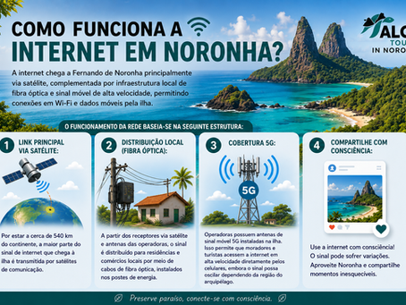 Como funciona a Internet em Noronha?