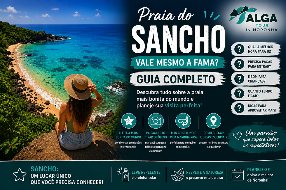 Praia do Sancho - Alga Noronha