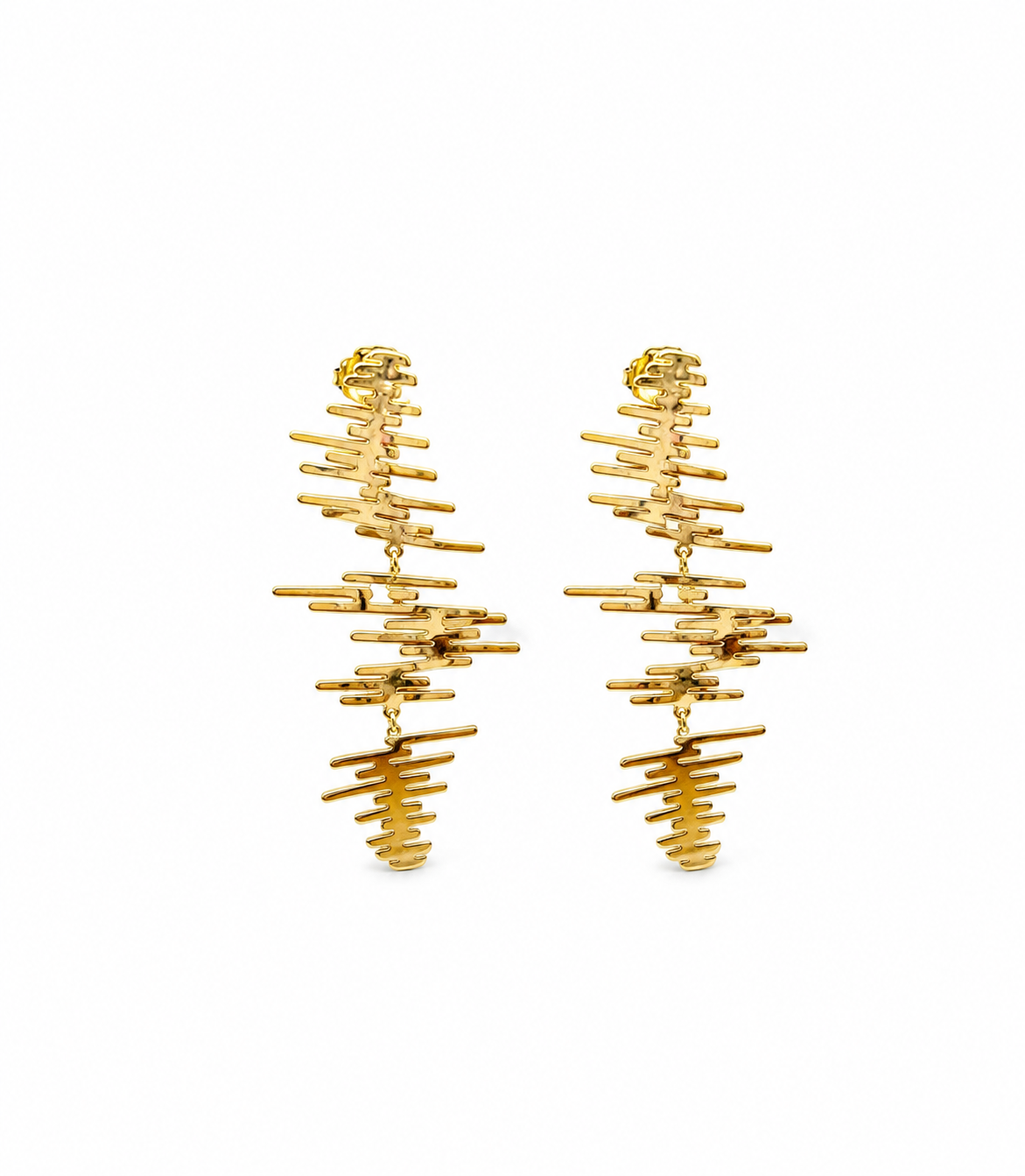 Aretes Onda en Cascada