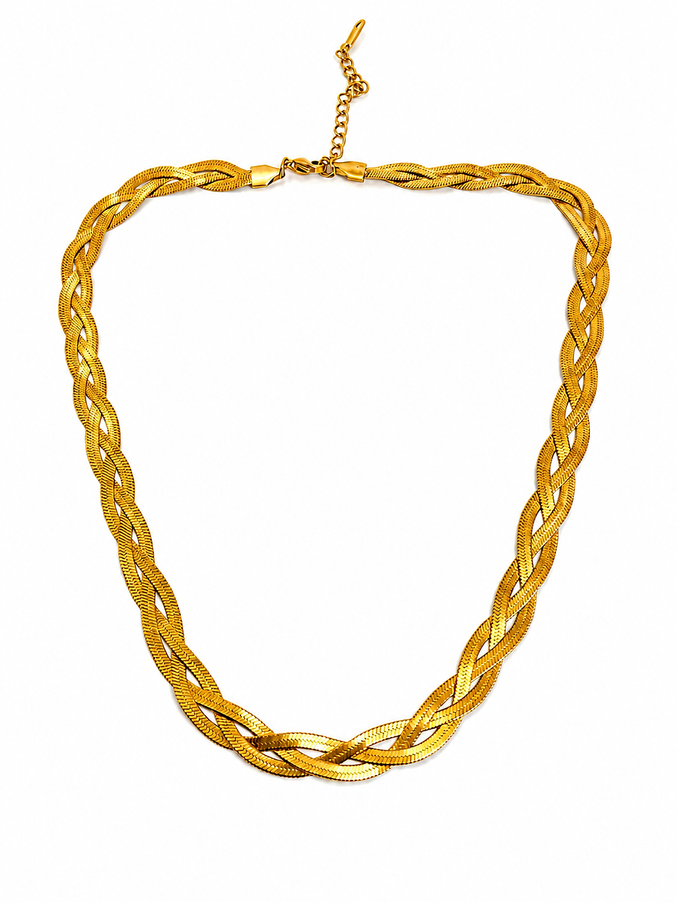 Thumbnail: Collar Trenza Dorada