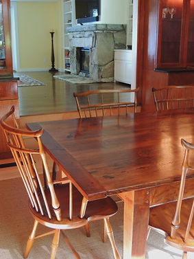 Reclaimed Pine top Farm Tables