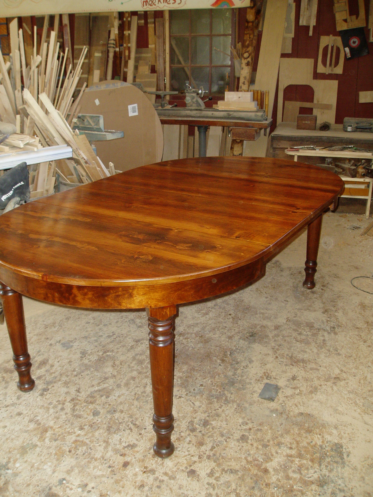 Round,Oval & Elliptical tables New England Joinery Monmouth, ME.