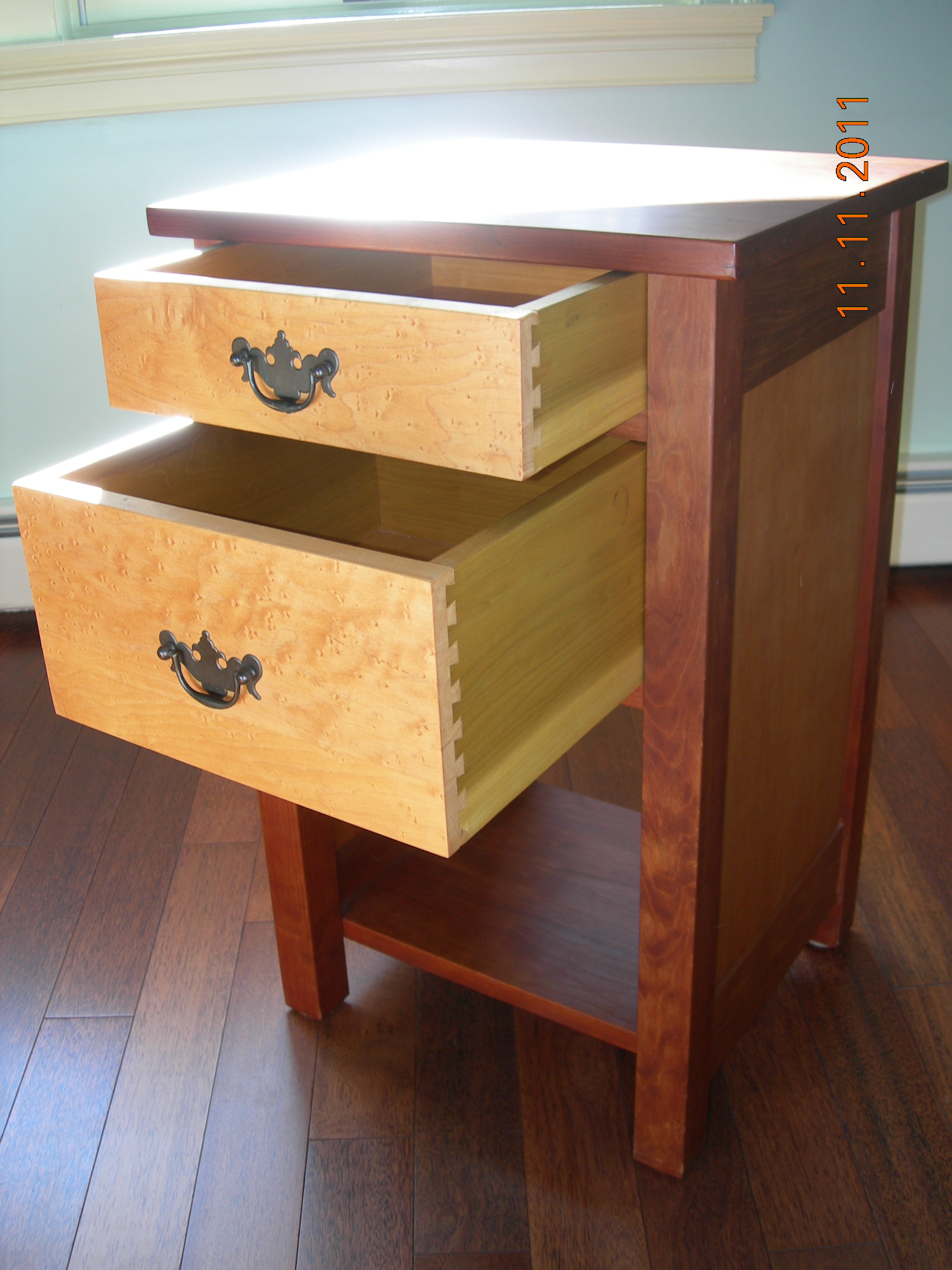 Dove tailed drawers