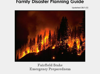 Fairfield Stake 2022 Family Disaster Planning Guide