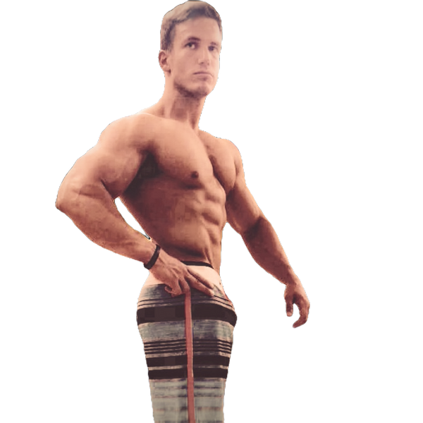 Online Personal Trainer Performing Upper Body Workout