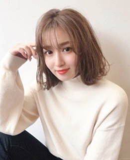 大人気シースルーバングと外ハネボブ☆YAMA