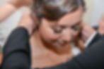 Bride getting ready with Eastwood Hall Wedding Photographer