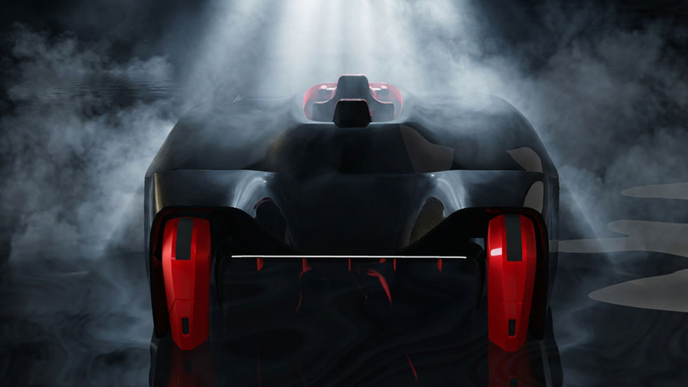 LO RE DESIGN - Little Racer  18 SpeedBoat - rear view