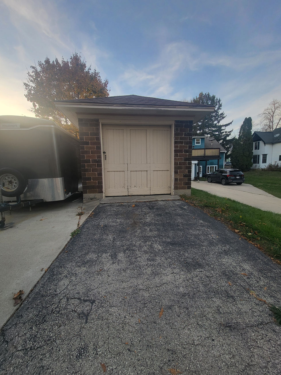 Front of Shed (Before)