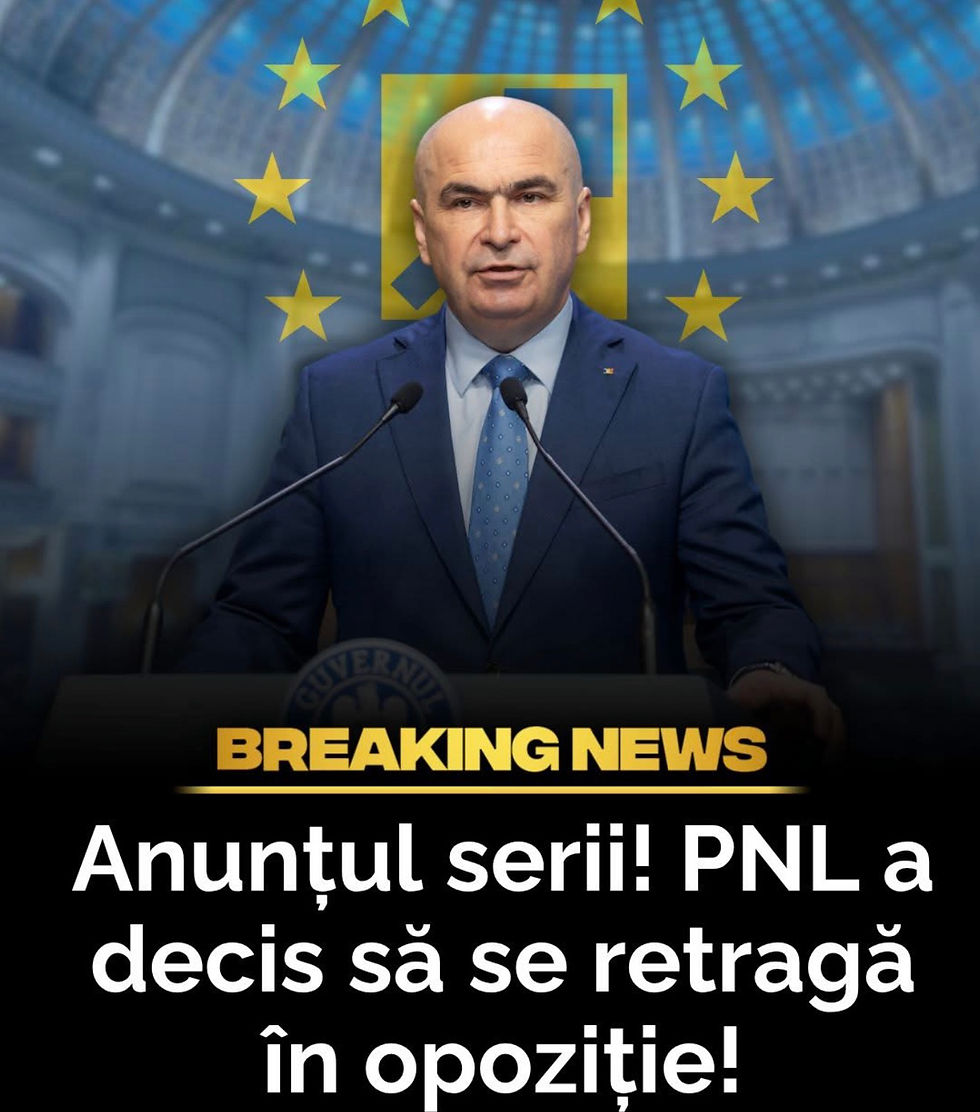 PNL anunță trecerea în opoziție după căderea Guvernului Bolojan. România intră într-o nouă etapă politică tensionată🇷🇴