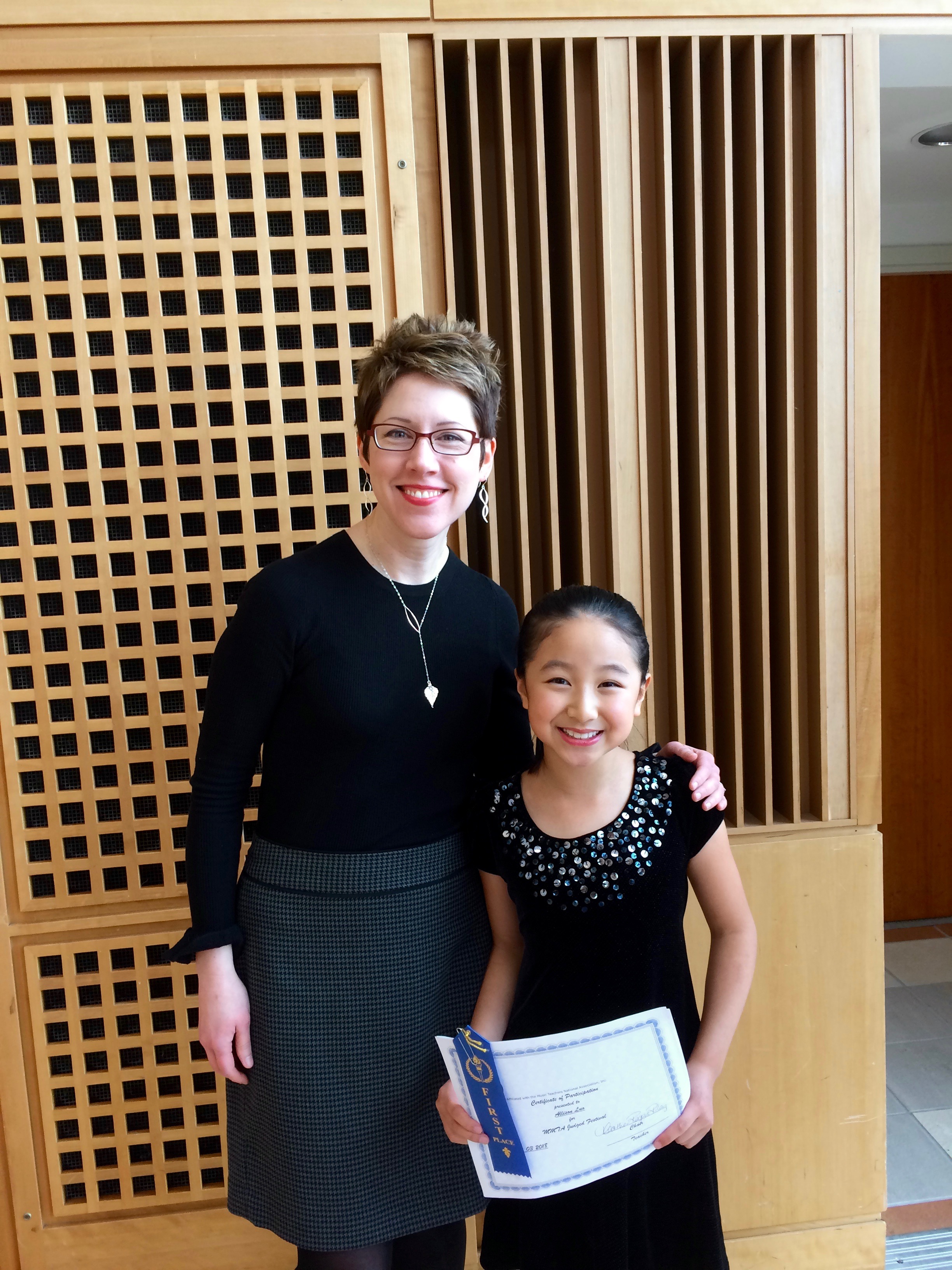 Allison, 1st place winner!