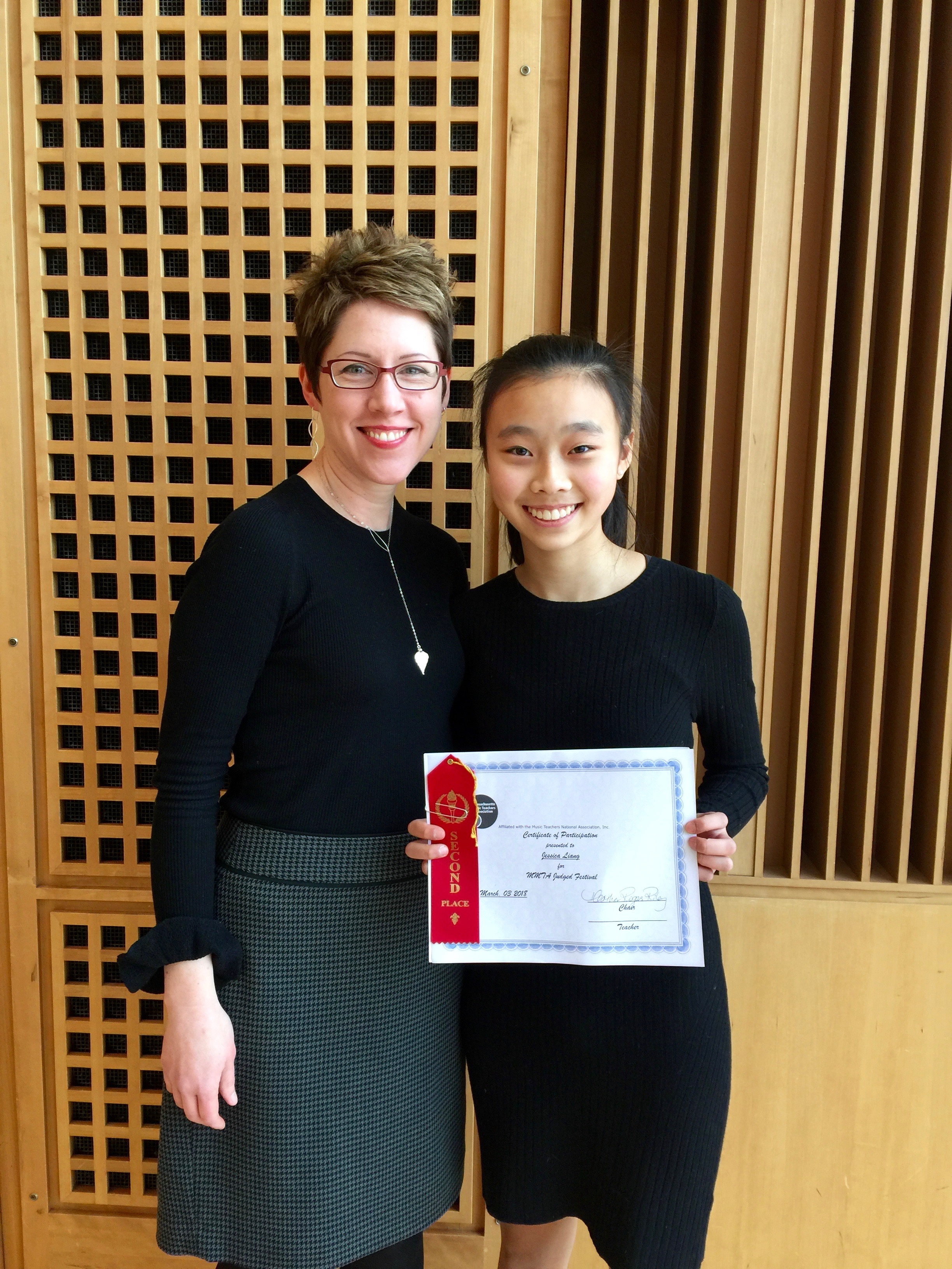 Jessica, 2nd place winner!