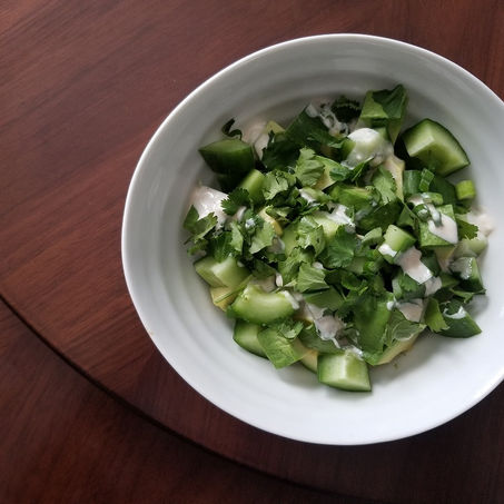 Avocado & Cucumber Salad