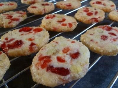 Walnut Cherry Icebox Cookies