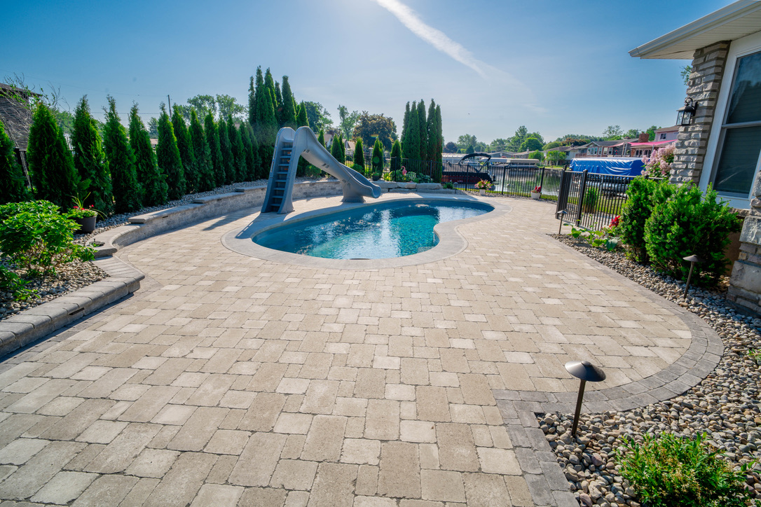 Paver patio design Lansing MI
