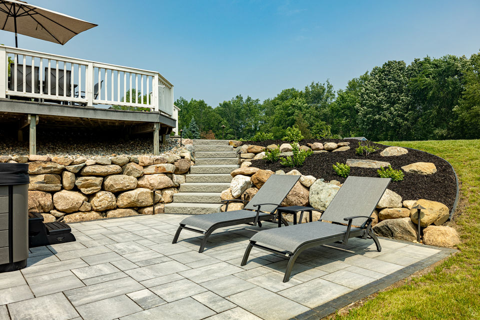Custom residential landscaping project in Brighton, MI