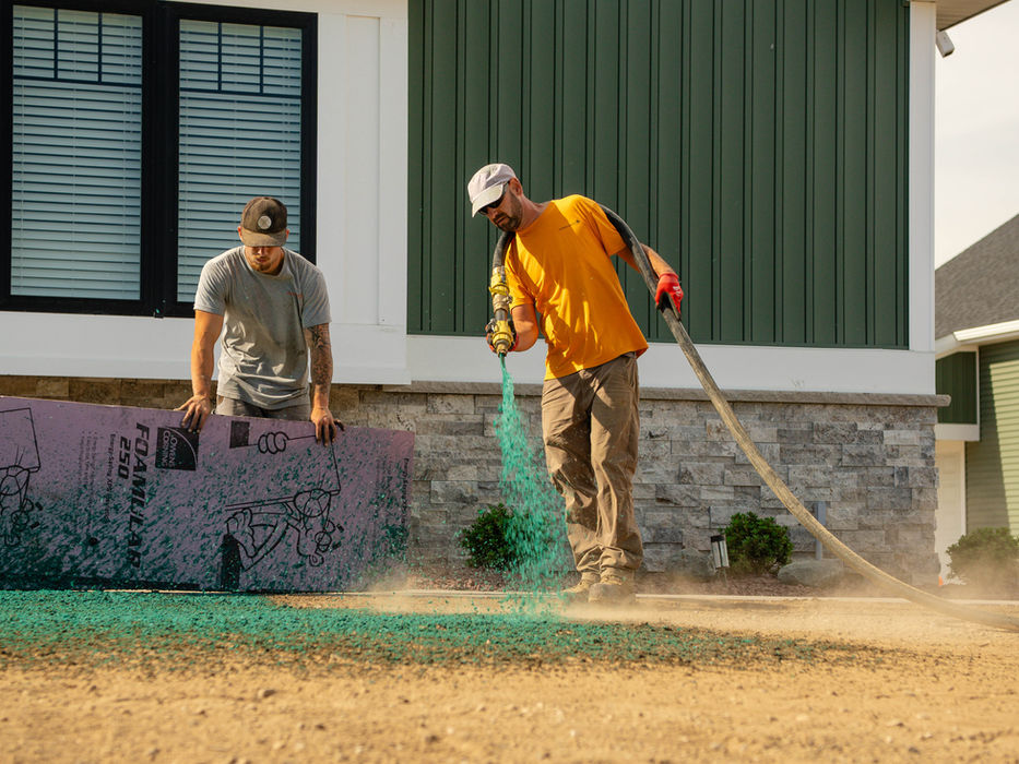 Lawn restoration with hydroseeding in Grand Ledge
