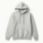 Light grey hoodie to stay warm in style this winter.