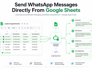 How to Send WhatsApp Messages from Google Sheets Using Mercuri (2026 Guide)