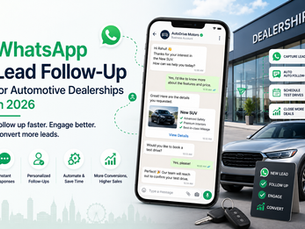 WhatsApp lead follow-up for automotive dealerships in 2026