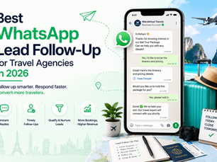 Best WhatsApp lead follow-up for travel agencies in 2026