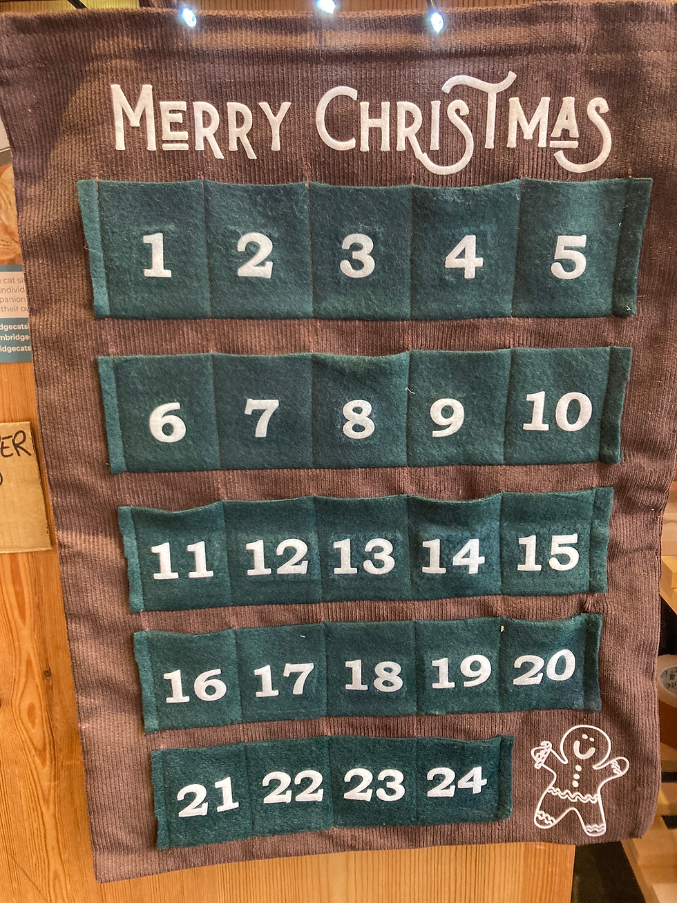 Christmas advent calendar