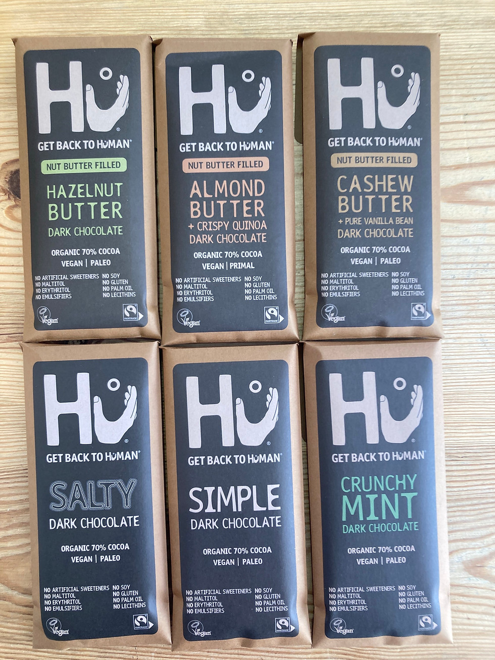 Hu dark chocolate collection