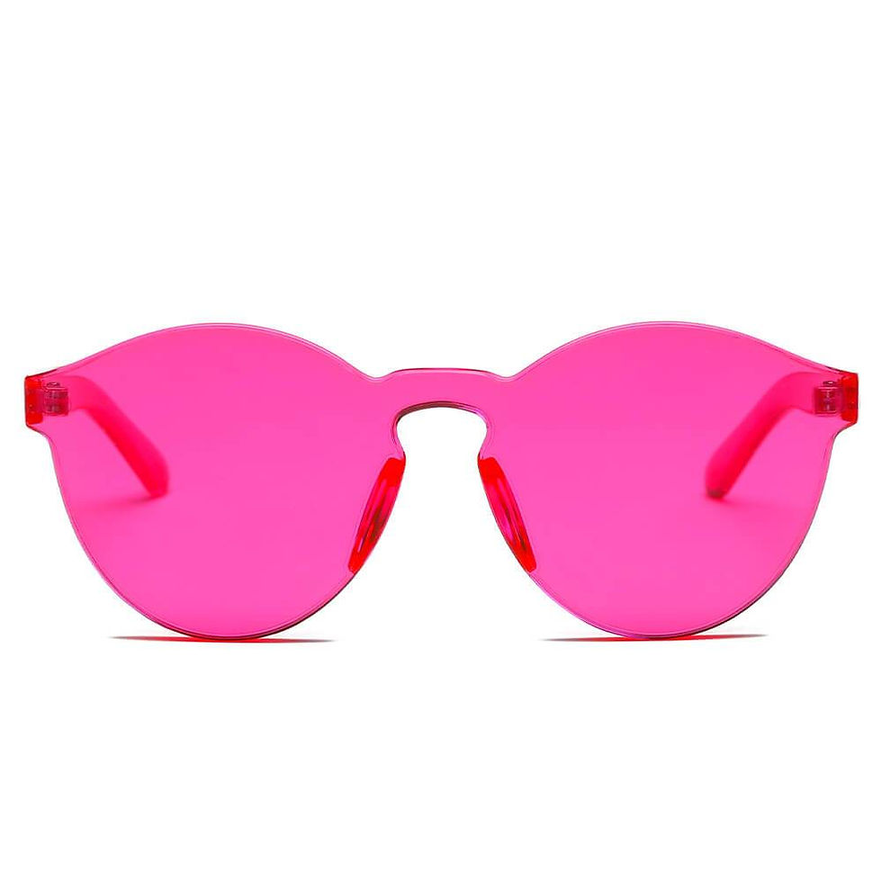 Thumbnail: FARGO | Hipster Translucent Unisex Monochromatic Sunglasses