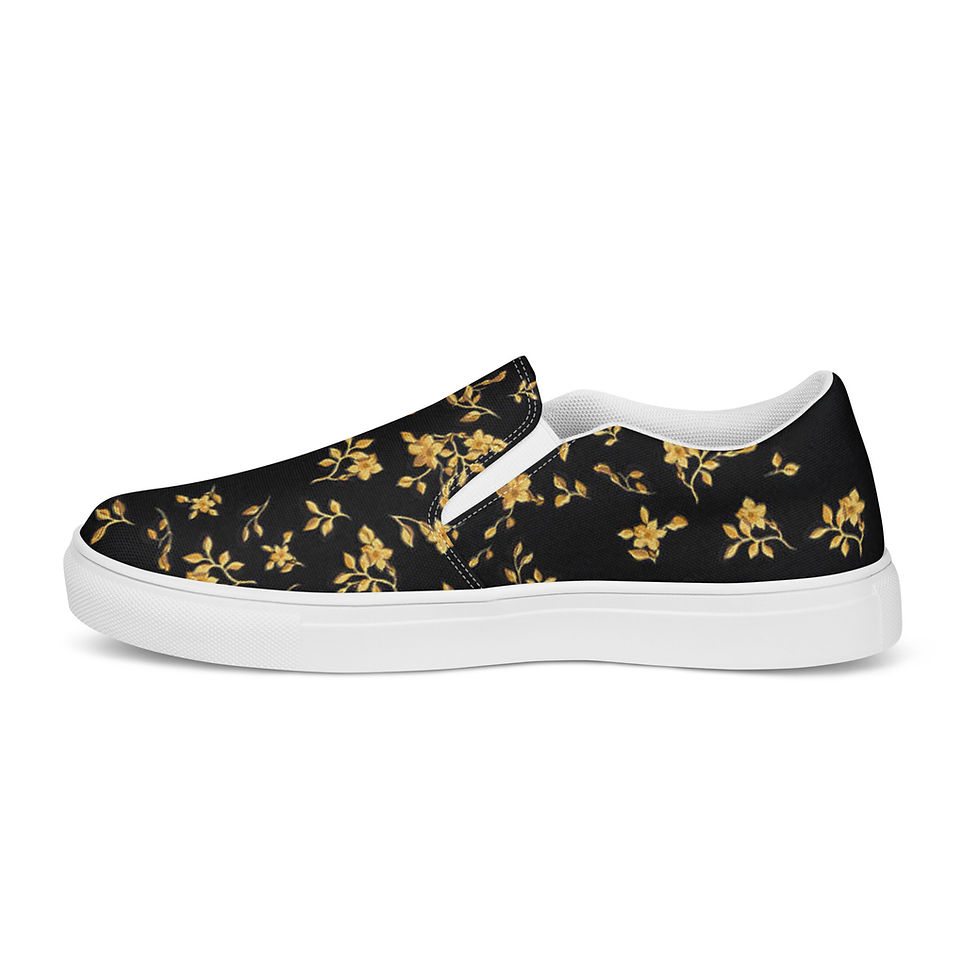 Thumbnail:  LGN Womens Floral Slip-on Sneakers