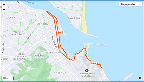 PERCURSO 10K MEIA DE ITAJAÍ