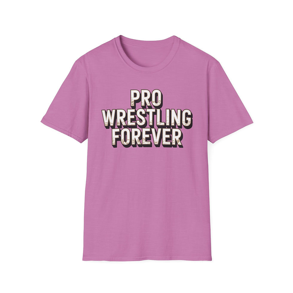 Thumbnail: Pro Wrestling Forever T-Shirt — Classic Wrestling Fan Tee
