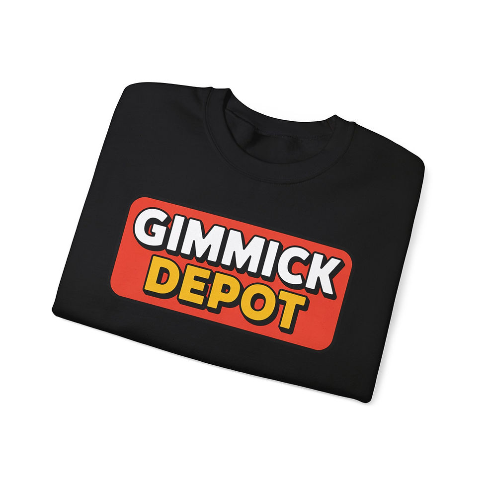 Thumbnail: Gimmick Depot Sweatshirt — Big Box Wrestling Parody Crewneck