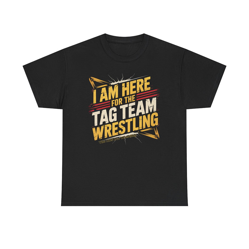 Tag Team Wrestling Shirt – Wrestling Fan Tee for Doubles Action