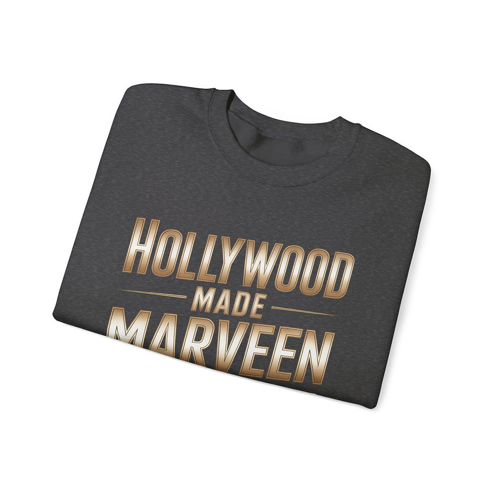 Thumbnail: Hollywood Made Marveen Sweatshirt — Blockbuster-Style Pro Wrestling Crewneck
