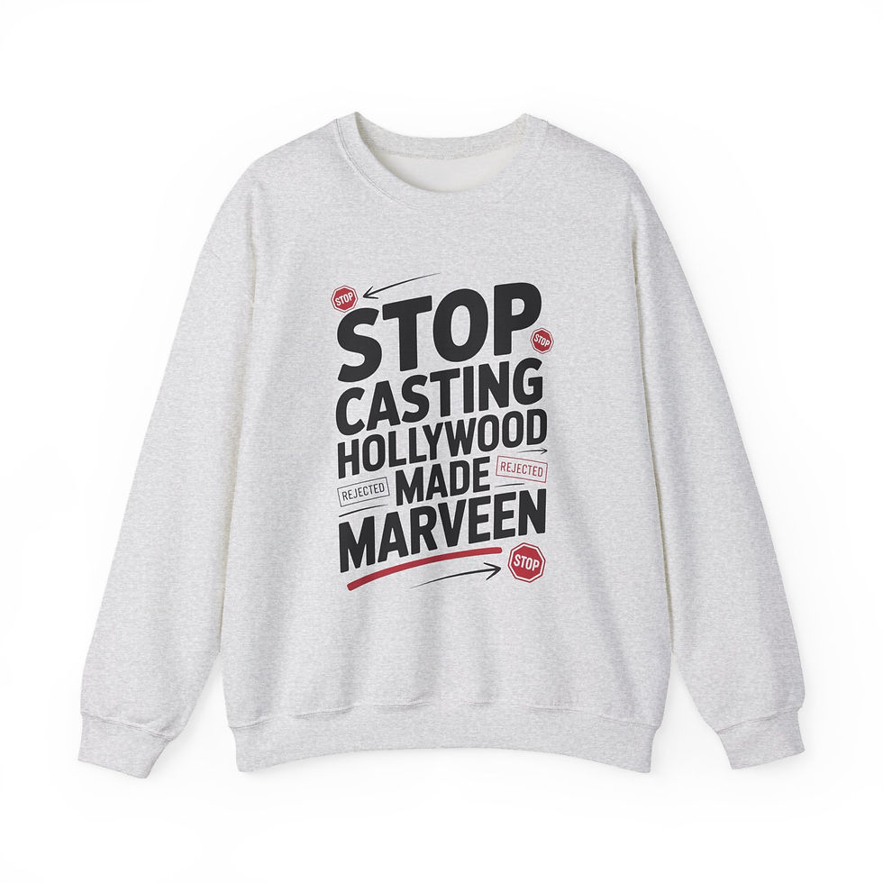 Thumbnail: Stop Casting Hollywood Made Marveen Sweatshirt Pro Wrestling Parody Crewneck