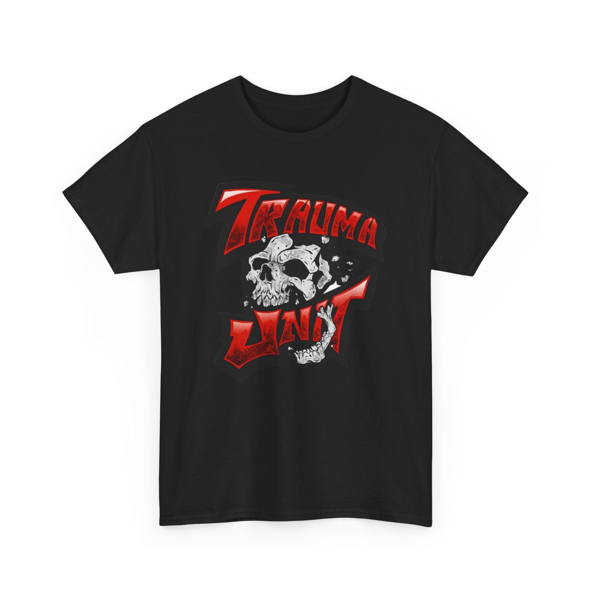 Trauma Unit “Smashing Skull” Logo Tee