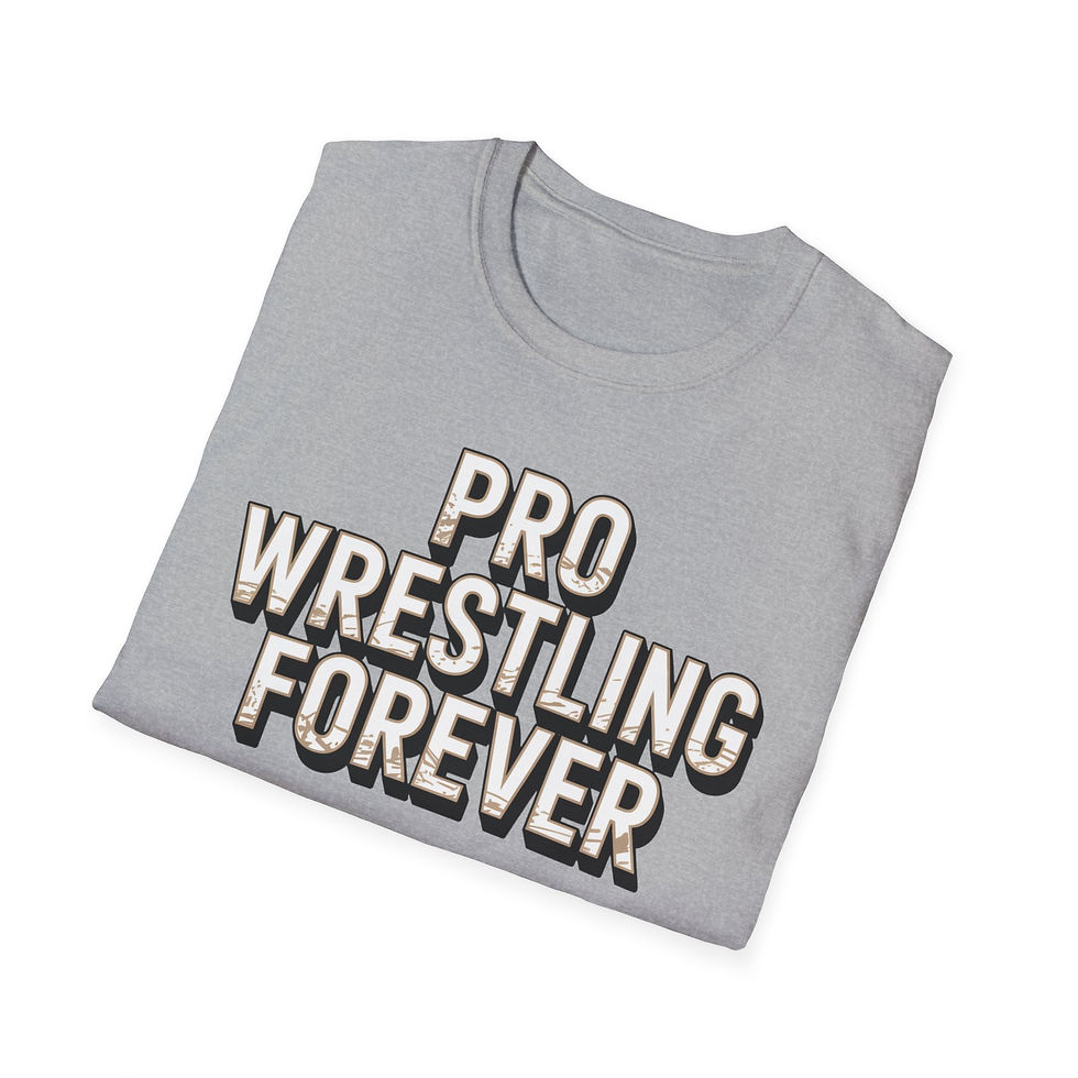 Thumbnail: Pro Wrestling Forever T-Shirt — Classic Wrestling Fan Tee