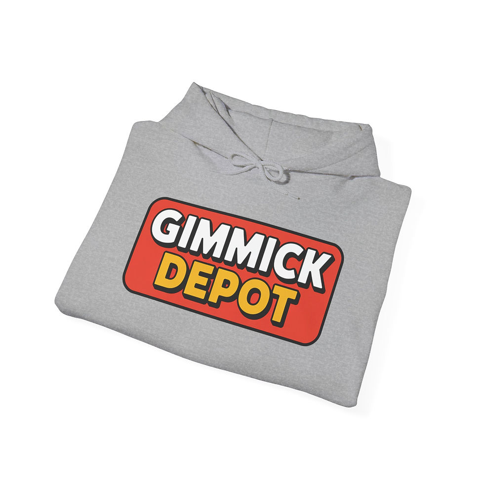 Thumbnail: Gimmick Depot Hoodie — Big Box Wrestling Parody Hoodie