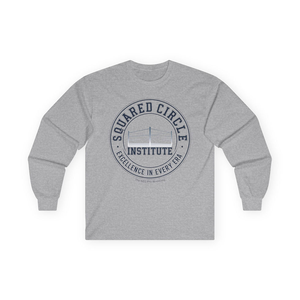 Thumbnail: Squared Circle Institute Long Sleeve Tee Excellence In Every Era Casual Crewneck