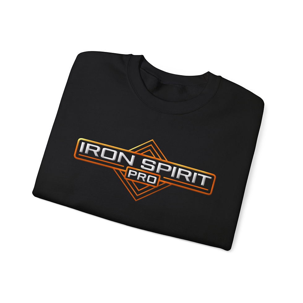 Thumbnail: Iron Spirit Pro Wrestling Classic Logo Crewneck Sweatshirt