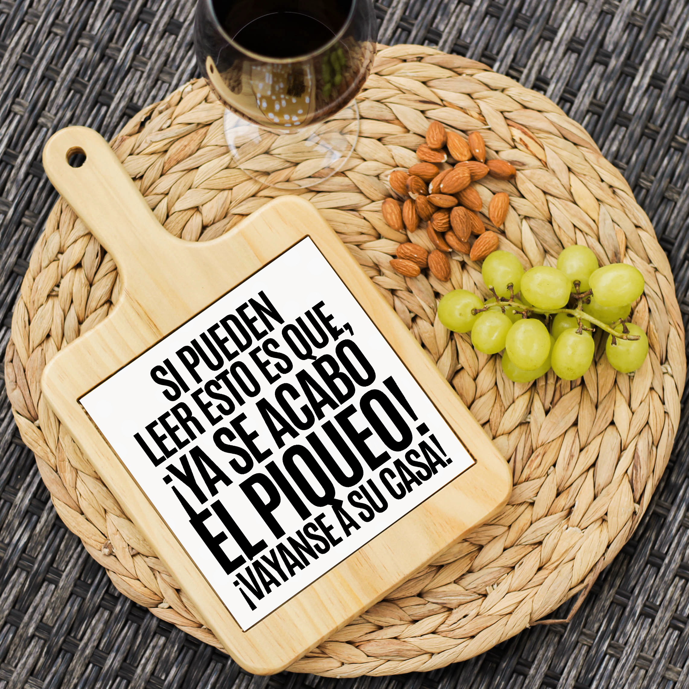 Tabla de Queso Si pueden leer esto es que, ¡Ya se acabó el piqueo!