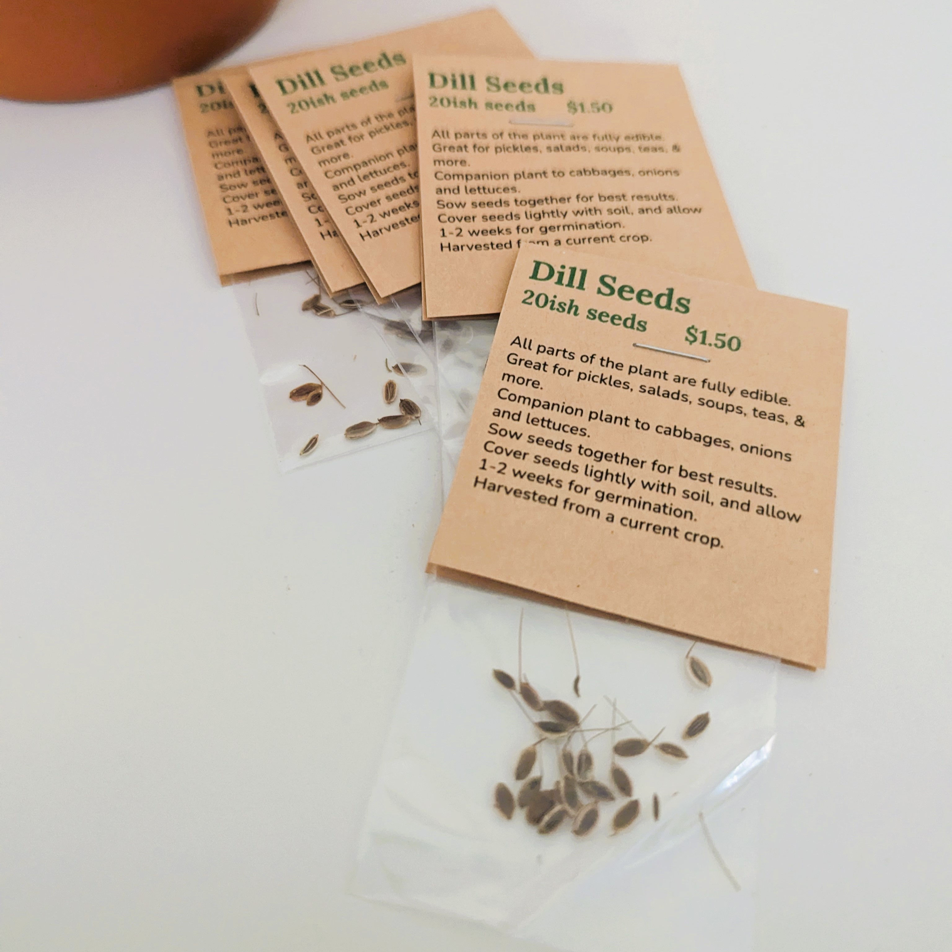 Dill Seeds ~20 seeds/each packet
